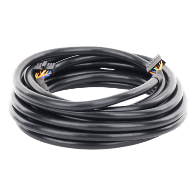 Cable de Interconexión para Torniquetes / Conexión Central a Múltiples Carriles / Longitud 7.5 m (24.6 ft) / Terminación Jack / Uso Rudo