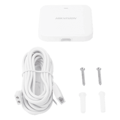 Detector de Fugas de Agua Inalámbrico / Sensor Interno y Externo por Cable / Cifrado AES-128 / Batería 3 Años / -10 a 55°C / Diseño Compacto