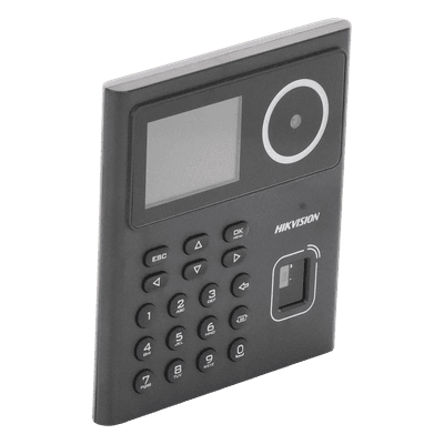 Kit de Control de Acceso Biométrico / Reconocimiento Facial 500 Rostros / Huella y Tarjeta MIFARE 1,000 / Detección 0.3 a 2 m (0.98 a 6.56 ft) / Alimentación 12V CC Incluida / Interior