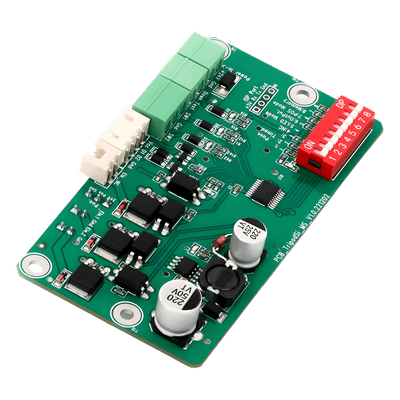 Tarjeta de Control de Acceso / 2 Entradas Pulso Seco / 2 Salidas Solenoide / 24V DC / Dipswitch Configurable / Compatible DS-K3H4420-120 y DS-K3H4410-120
