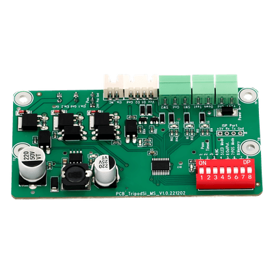 Tarjeta de Control de Acceso / 2 Entradas Pulso Seco / 2 Salidas Solenoide / 24V DC / Dipswitch Configurable / Compatible DS-K3H4420-120 y DS-K3H4410-120