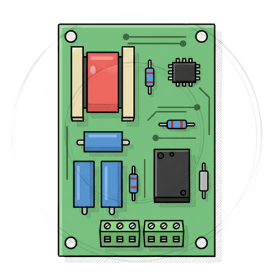 Tarjeta electrónica principal / Entradas integradas comunicación-alarma-sensor / Supresión de voltaje / Compatible torniquete DSK3B801L/M