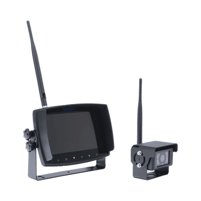 Sistema inalámbrico de reversa con cámara infrarroja y monitor de 7" táctil