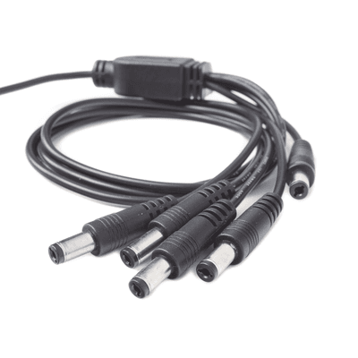 Cable de Distribución de Alimentación / 5 Vías / 4 Cámaras TurboHD / 12 VCC / 500 mA por Canal / Conector Plug 2.5'
